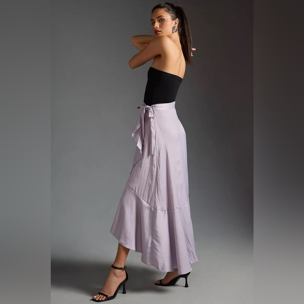 Maeve Ruffled Wrap Maxi Skirt - Picture 4 of 7